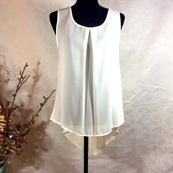 iris Tops - IRIS LOS ANGELES SEXY SEMI SHEER BLOUSE SIZE L